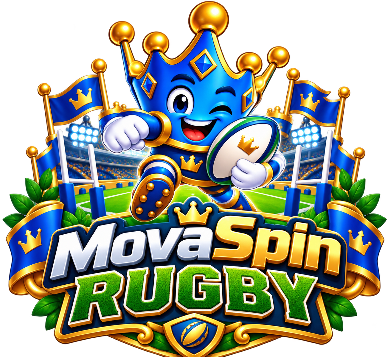 MovaSpin Rugby game logo