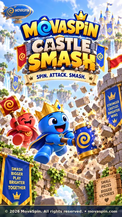 Castle Smash MovaSpin downloadable poster