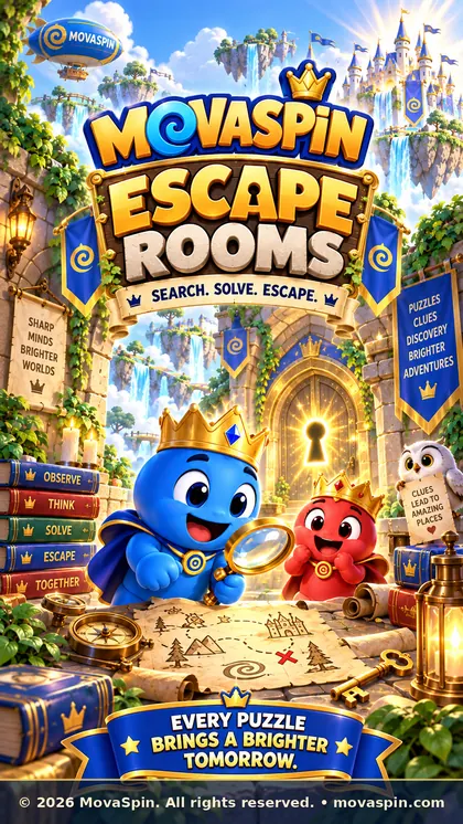 Escape Rooms MovaSpin downloadable poster